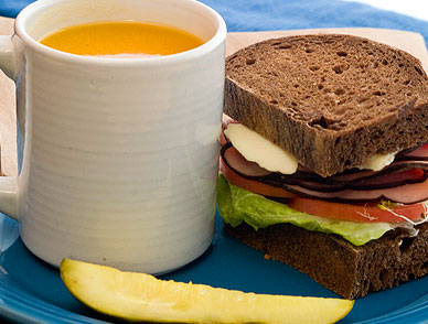 Guy's Café & Bakery soups and sandwiches