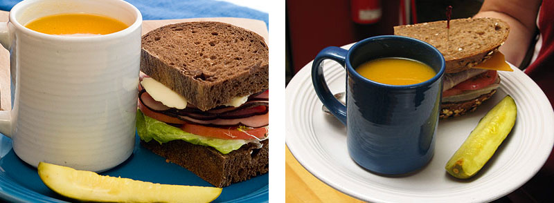 soups and sandwiches
